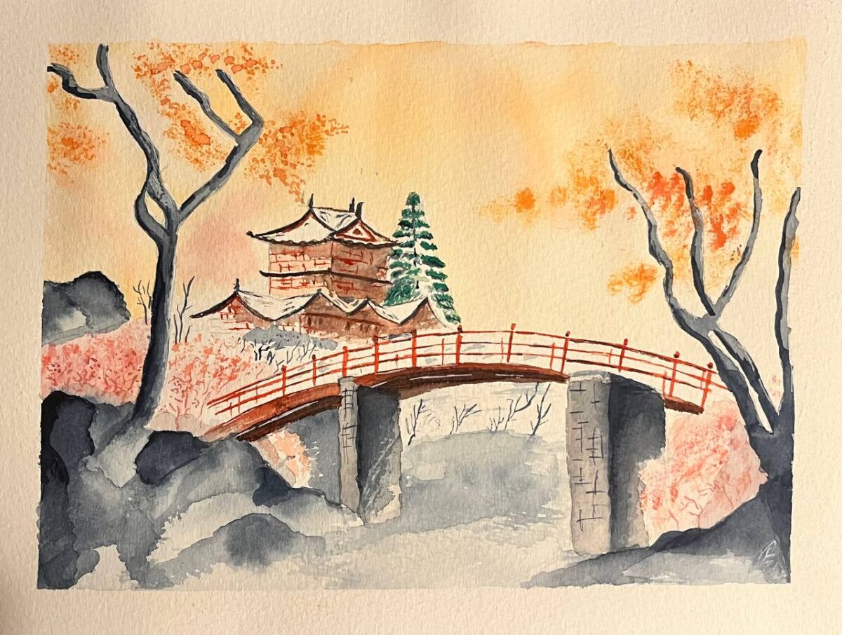 #arte – Un paesaggio innevato a oriente